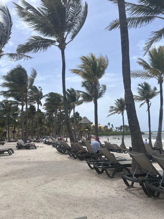 View from the palace beach