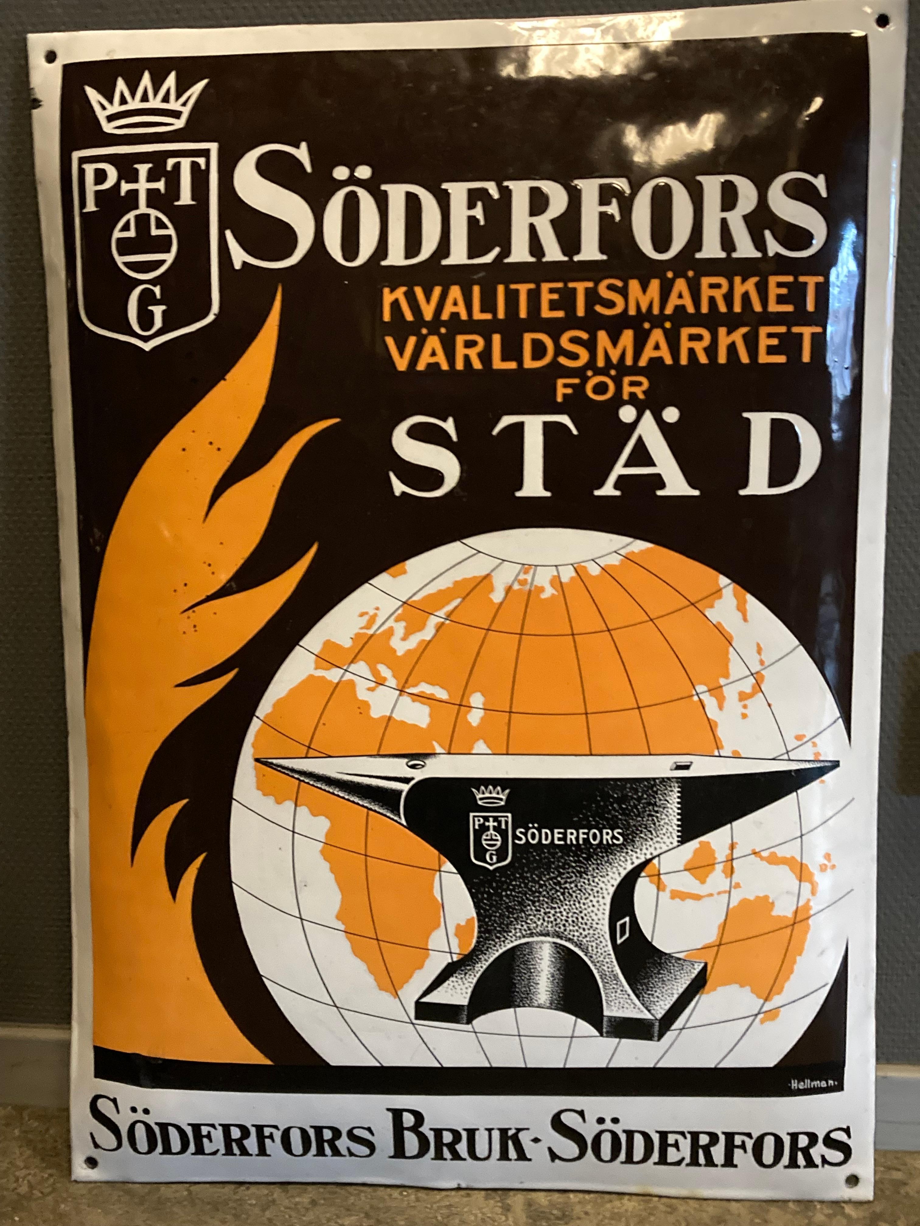 På bruket intill gjordes städ och ankare bland annat.