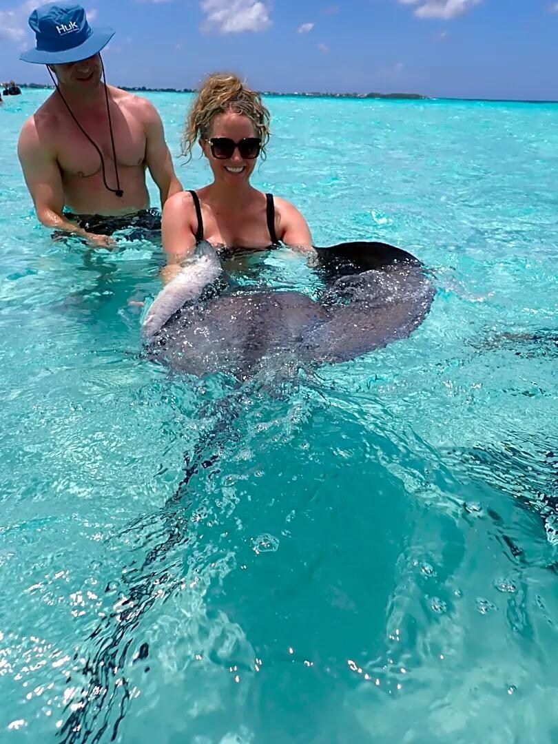 Sting ray tour with Capt Marvin’s.