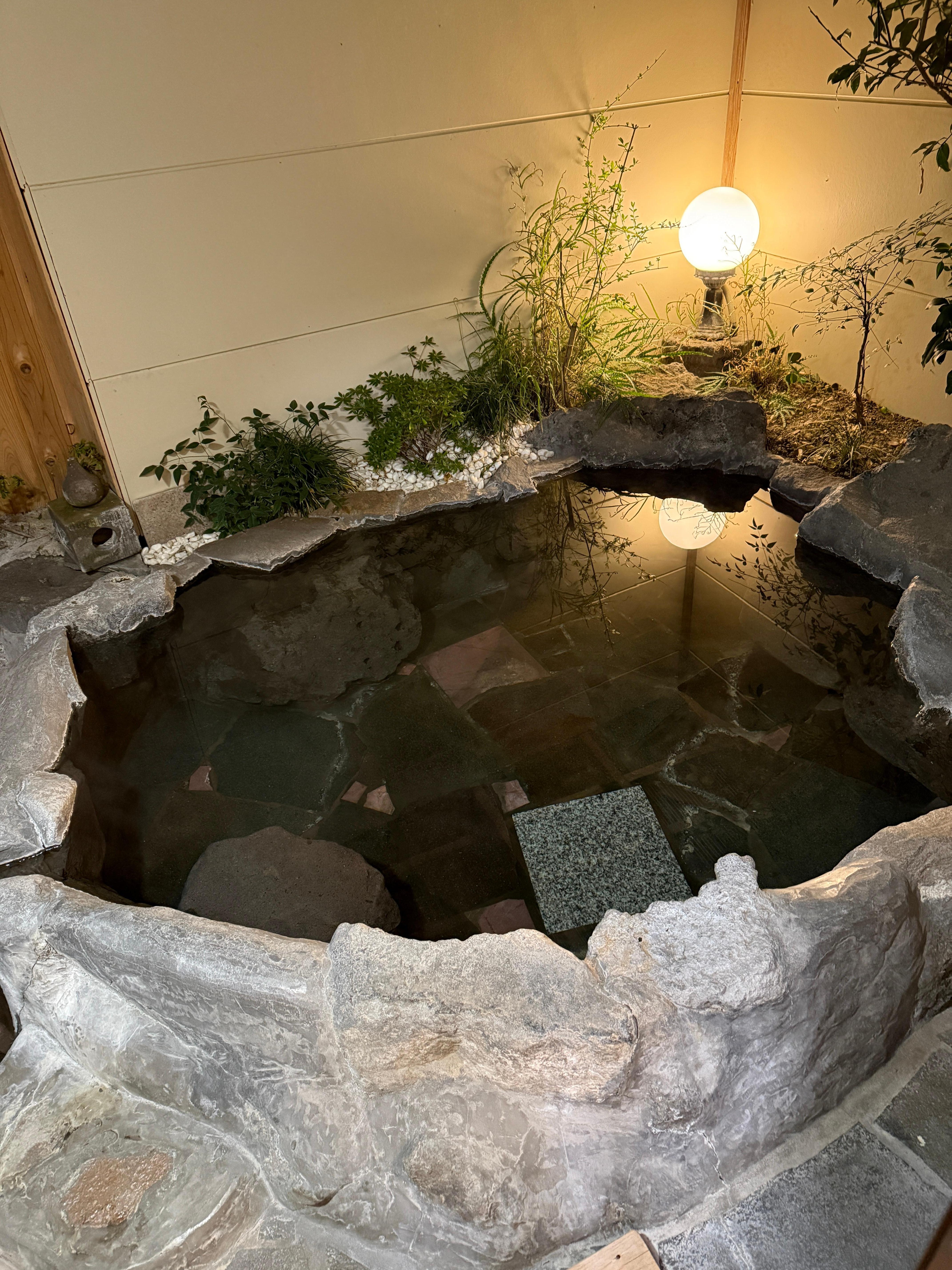 Private onsen in the room
