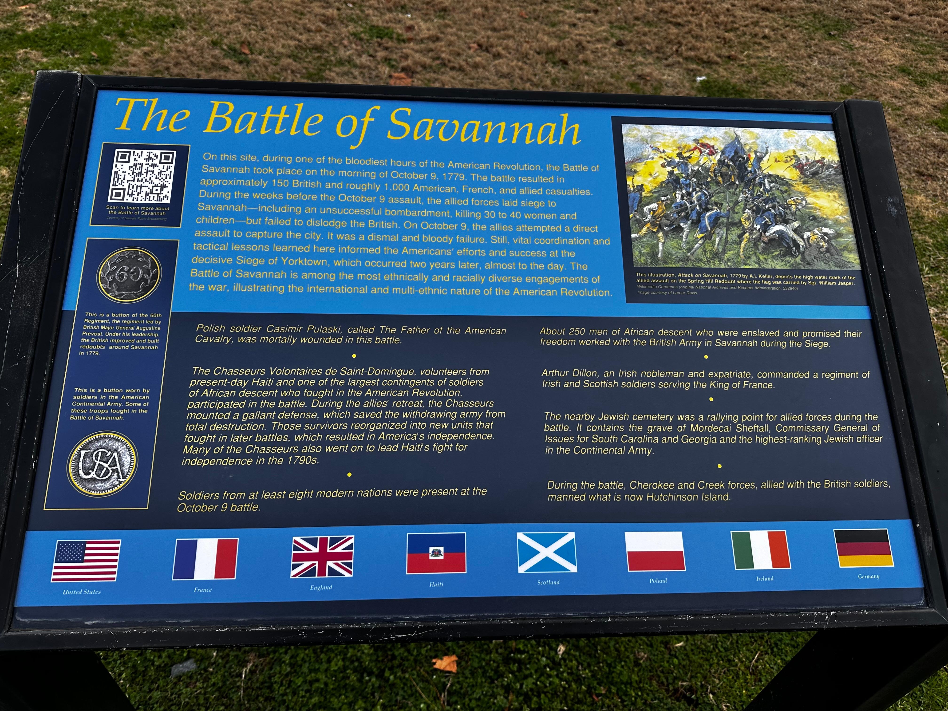 Next to hotel is a battle field