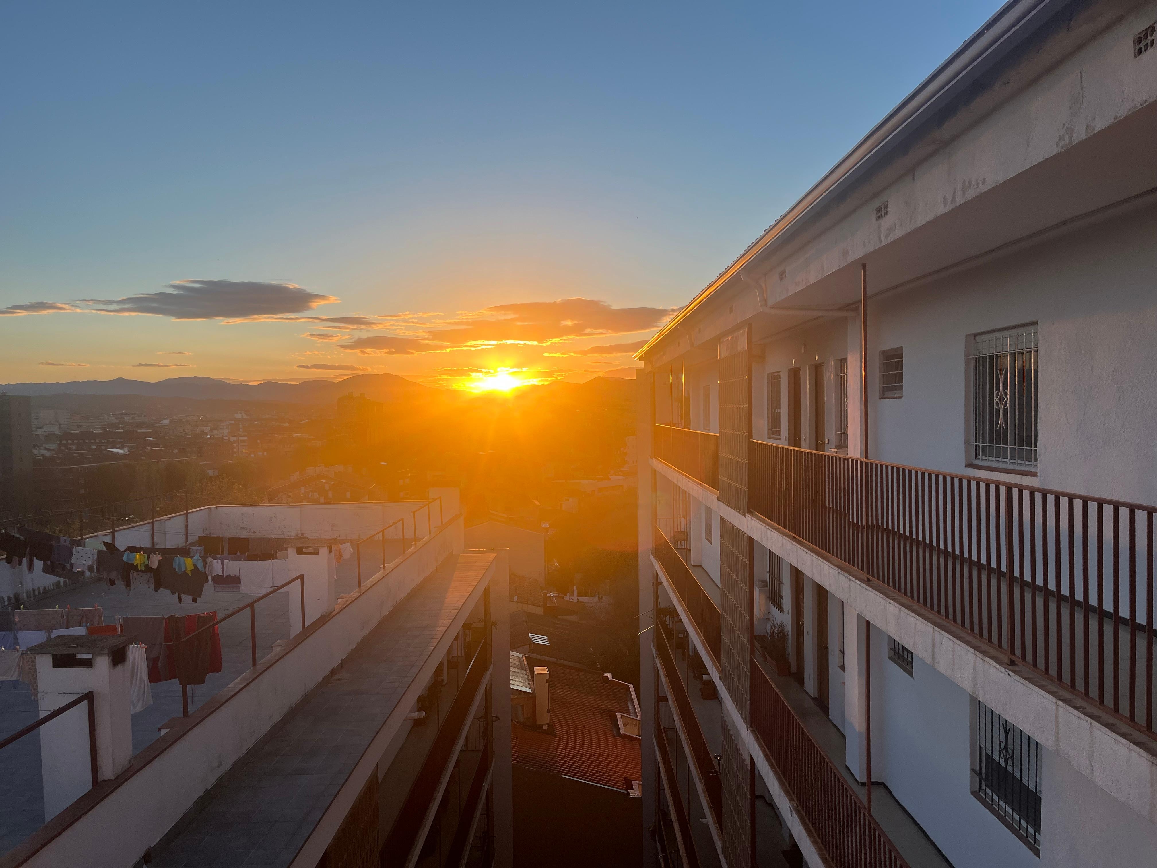 View from outside the apartment 