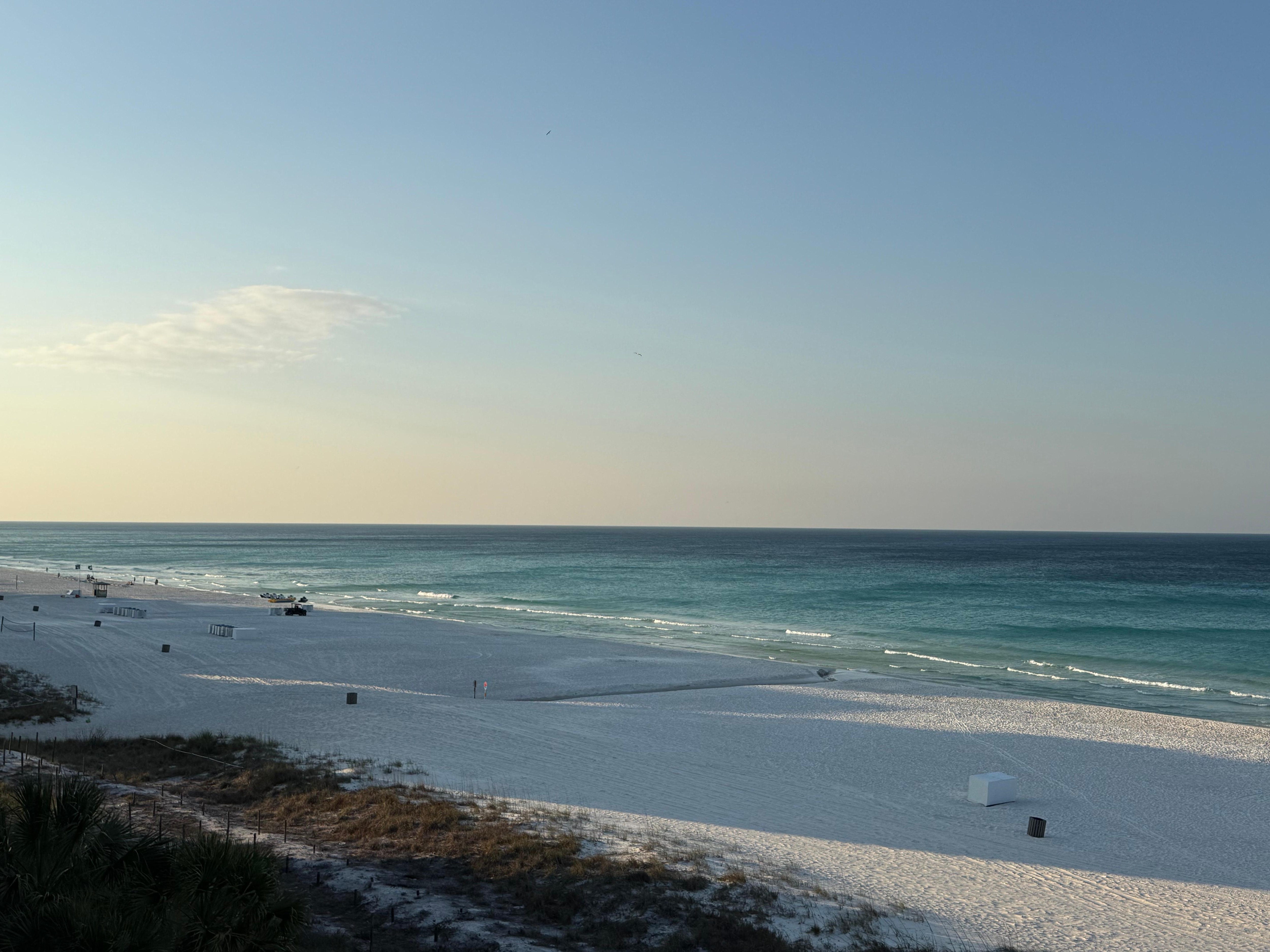 Balcony view in the morning. 