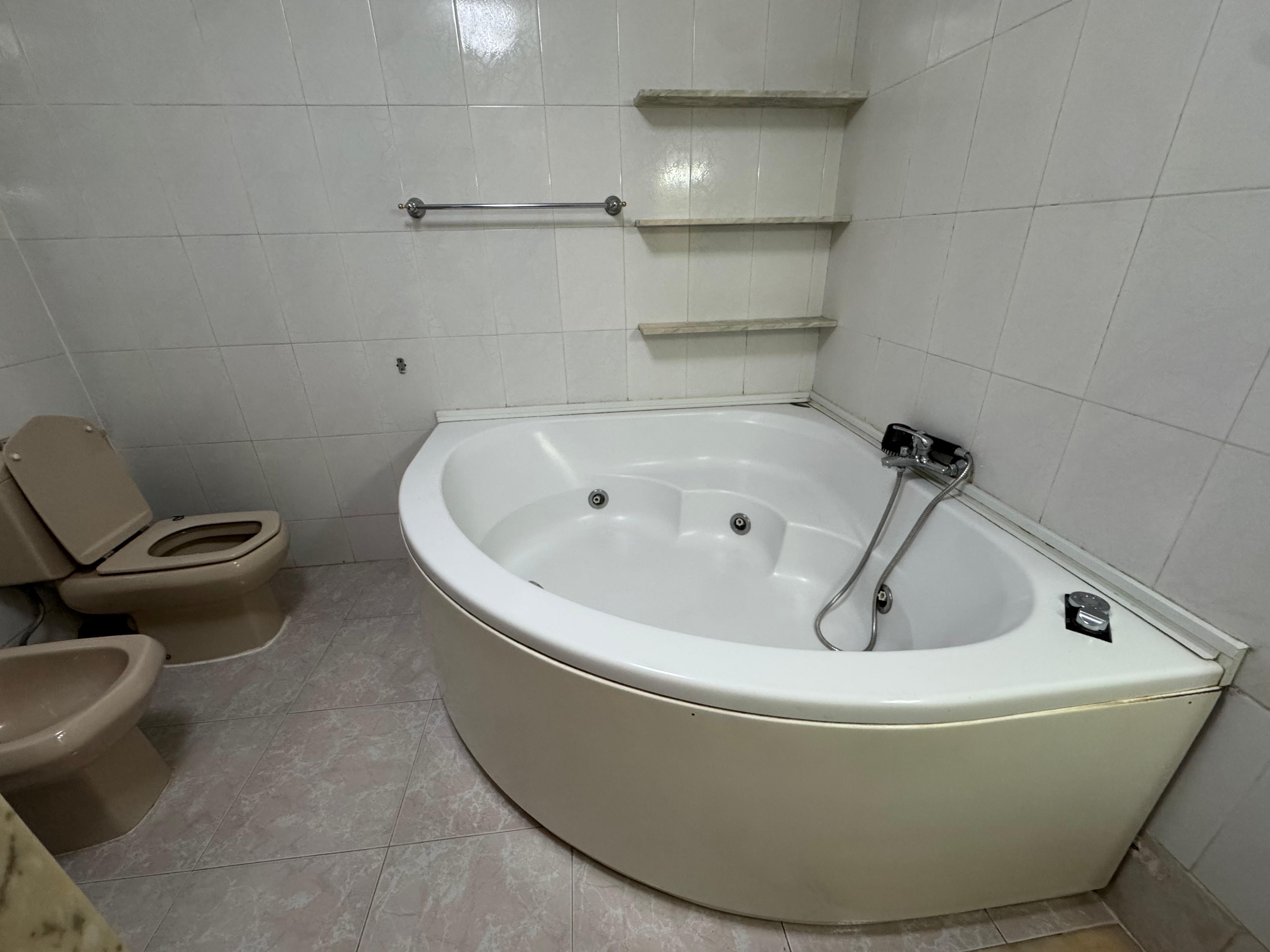 Bathroom was spacious, but old fashioned and smelt super-bad