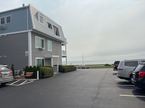 Parking lot with a view.