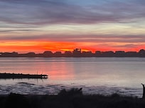 Sunset from the deck