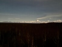 Night view from the Denali Suite.