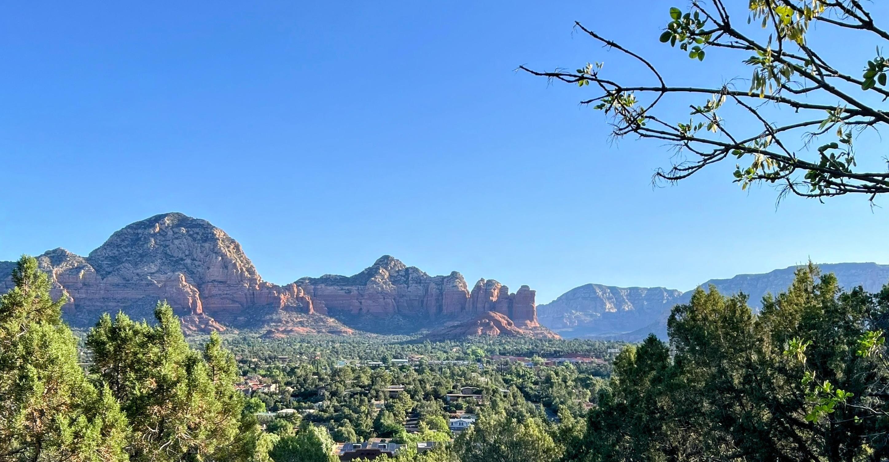 View from Bandit Trail close to house