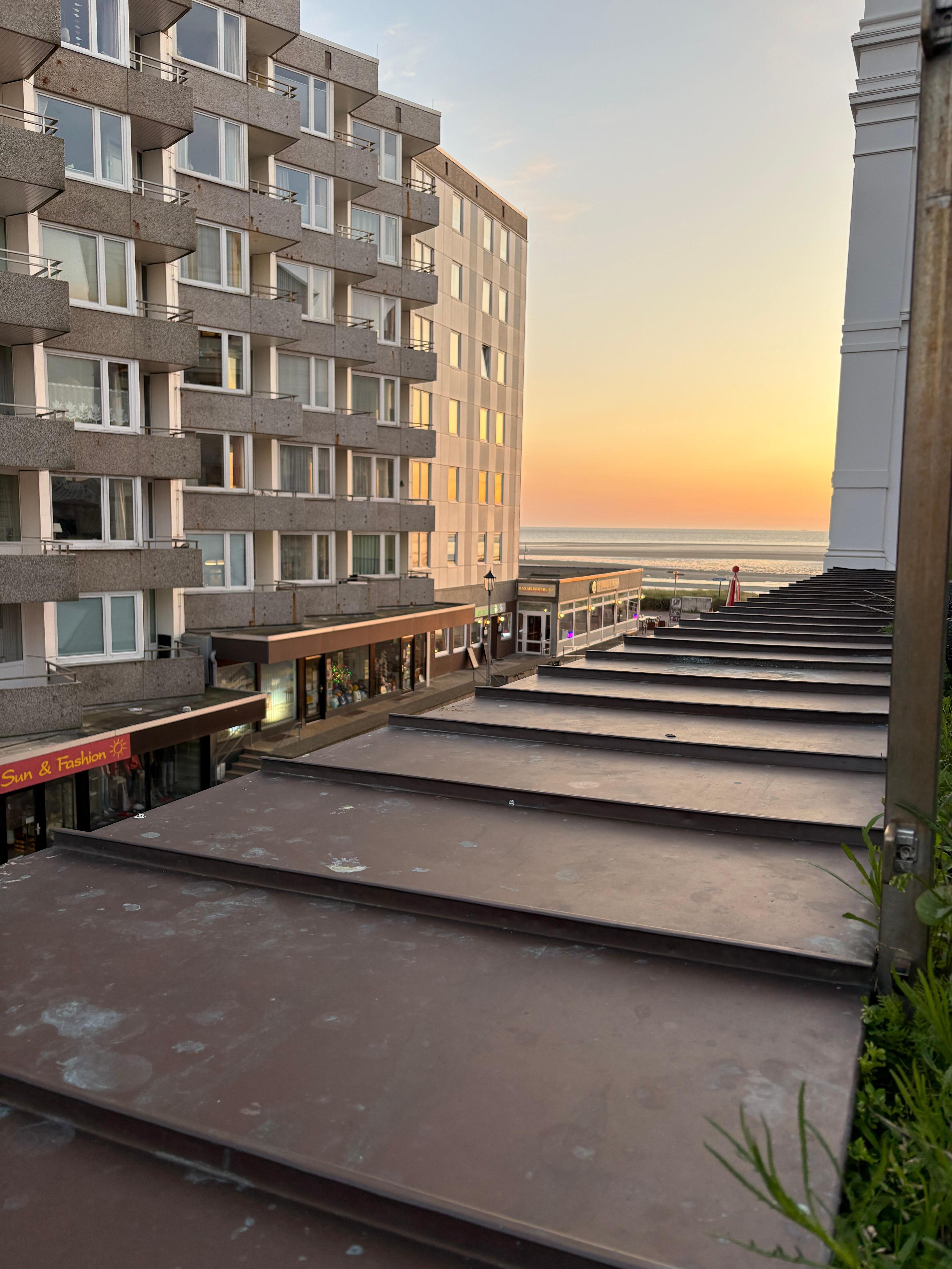 Blick von der Dachterrasse