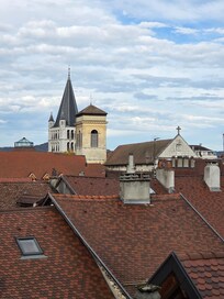 View from one side of the balcony