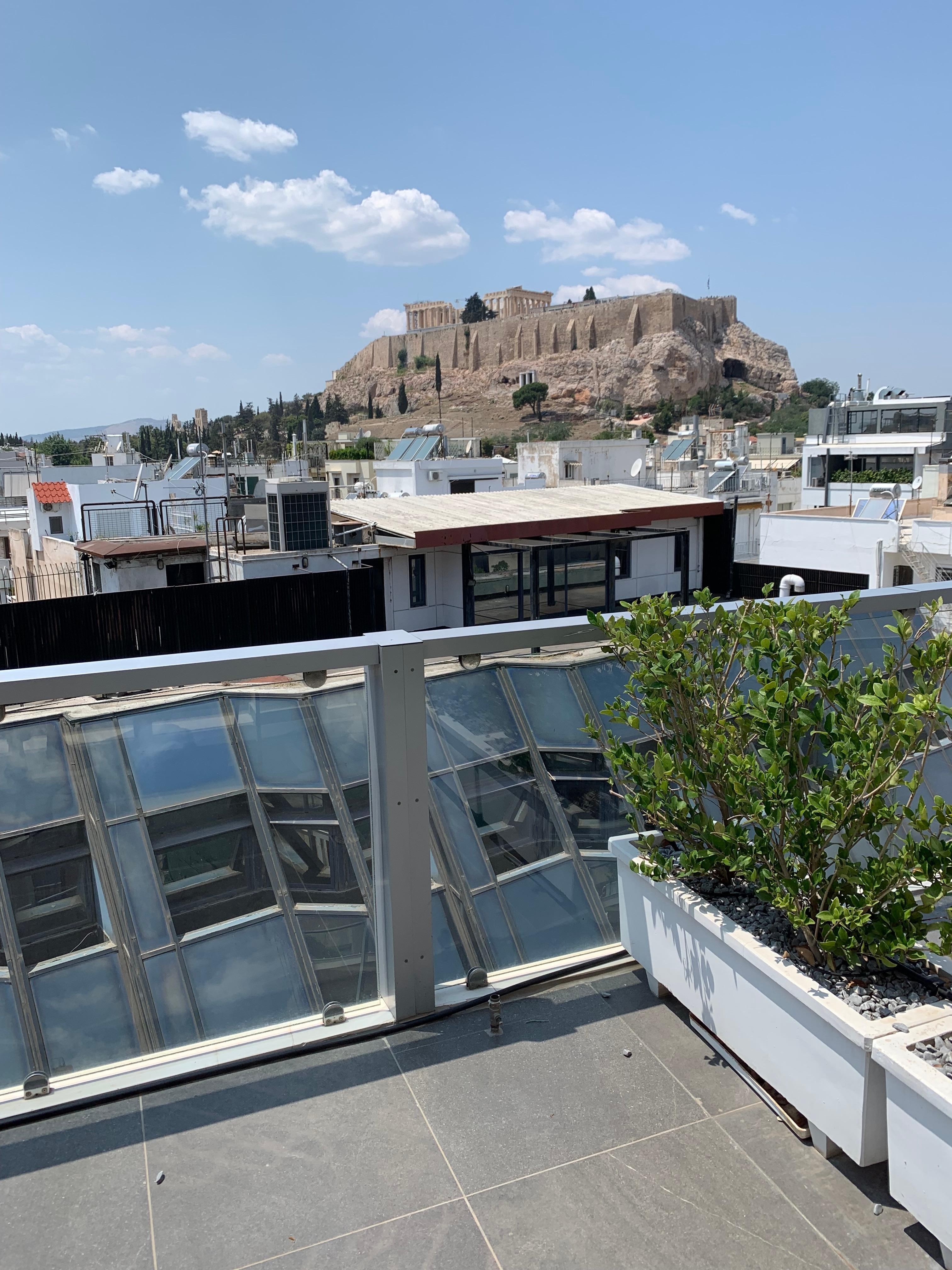 View from our room balcony