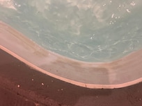 Dirty ring on the pool, the sides and bottom felt slimy