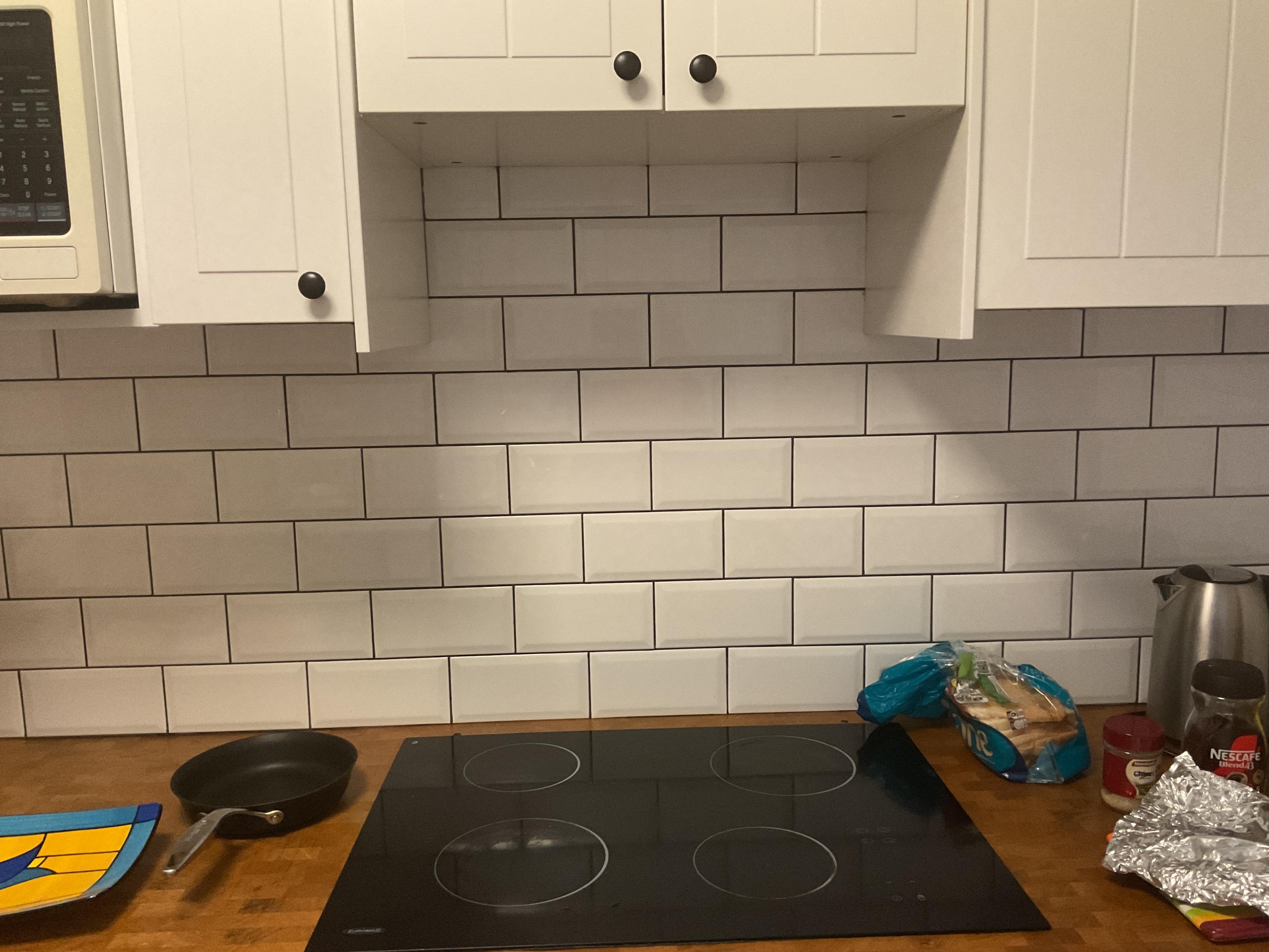 Range hood missing. 