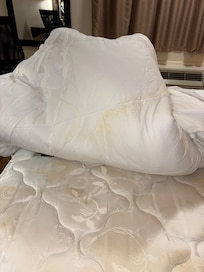 This is how our linen’s were when we arrived