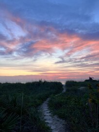 Sunrise from the backyard.