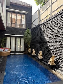 Pool looking towards my room