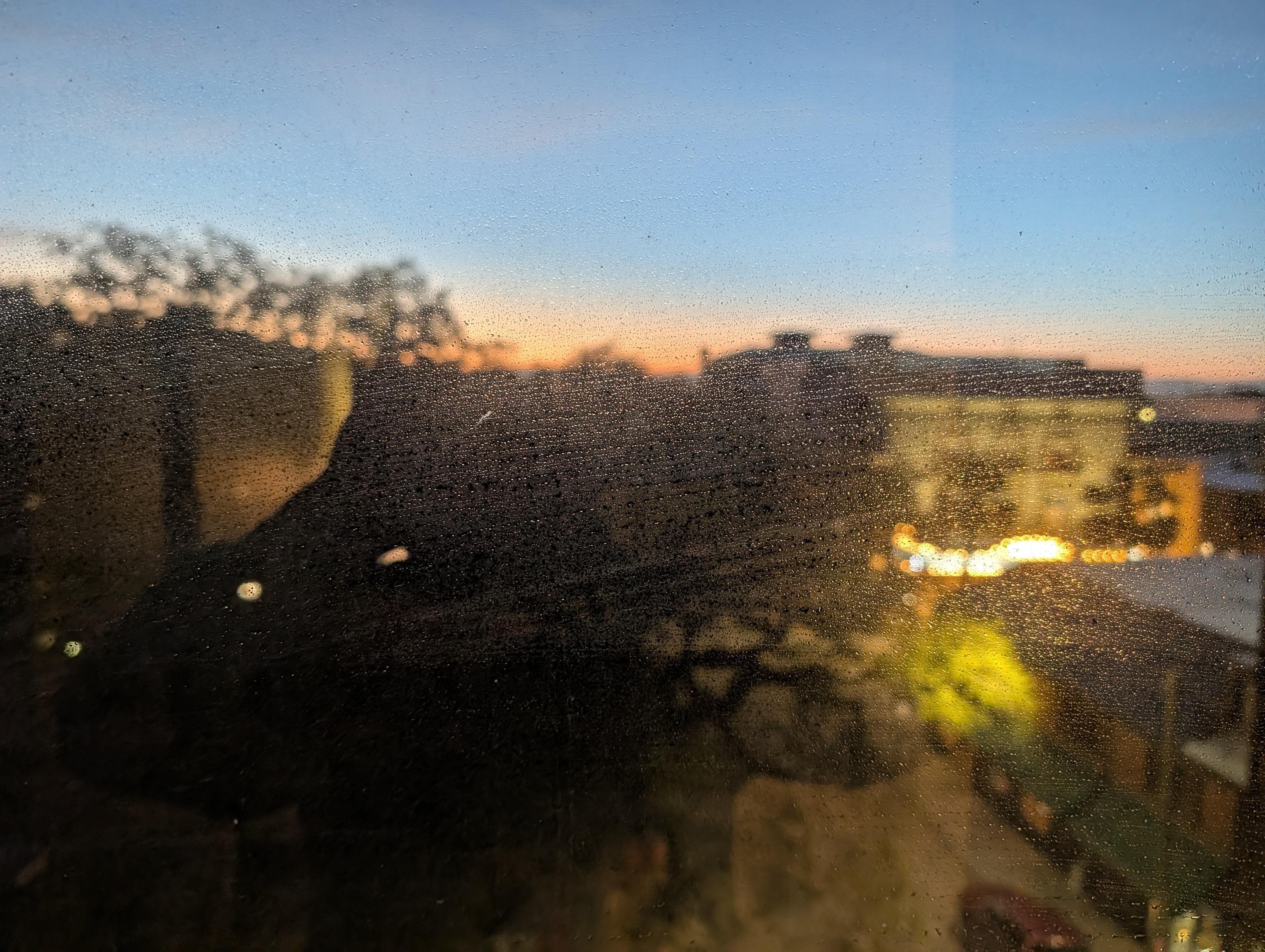 Morning view from the room.