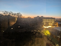 Morning view from the room.