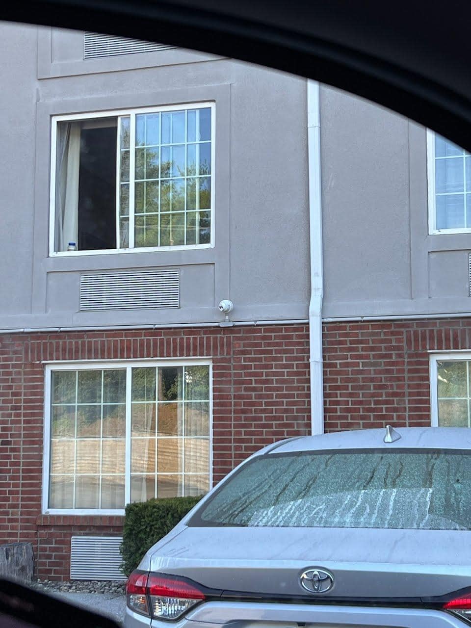 Window where they were allowing people to make the entire hotel smell like weed.