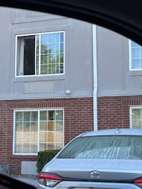 Window where they were allowing people to make the entire hotel smell like weed.
