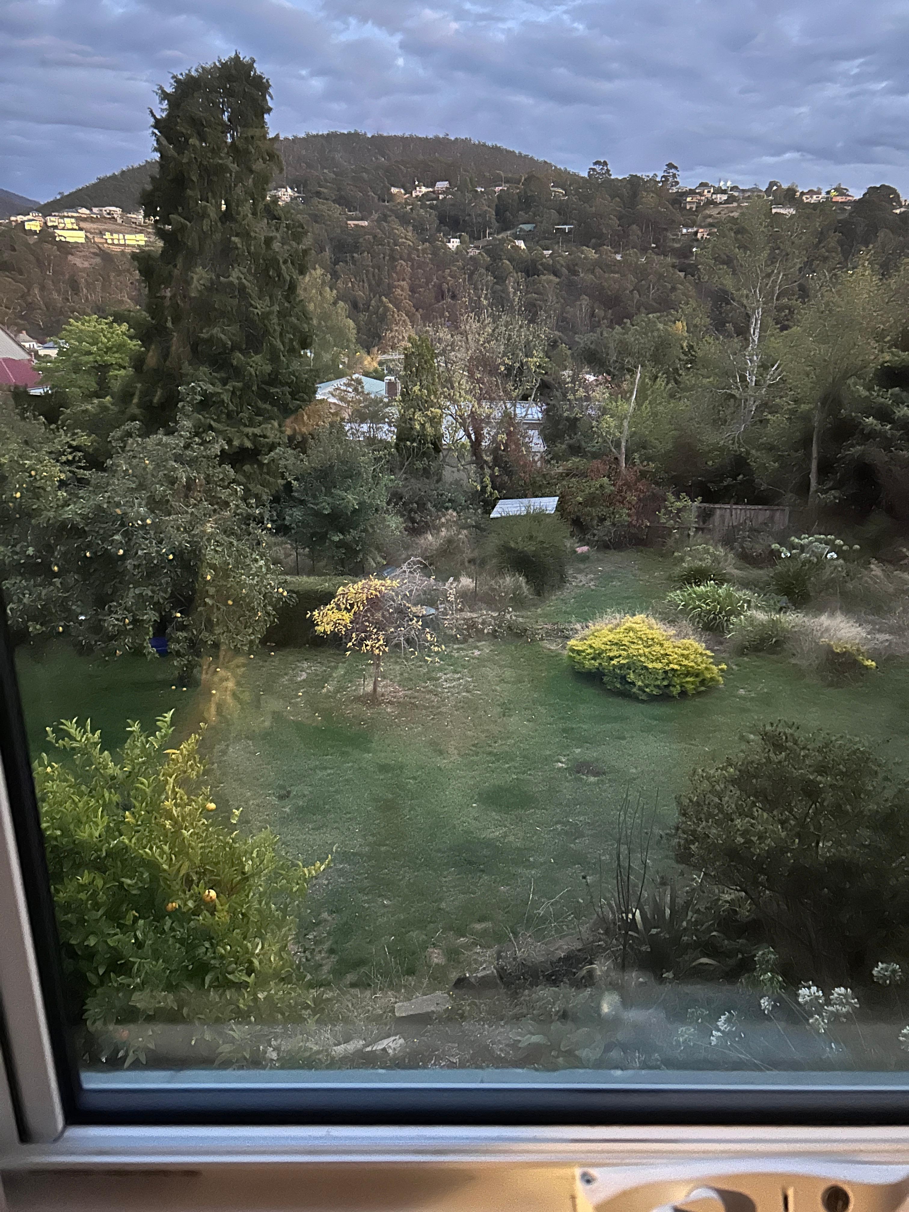 Our view from the room the first morning!