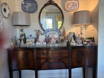 Cute Vintage Christmas village