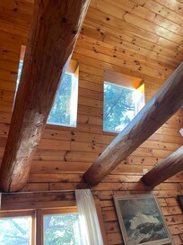 Huge log beams!