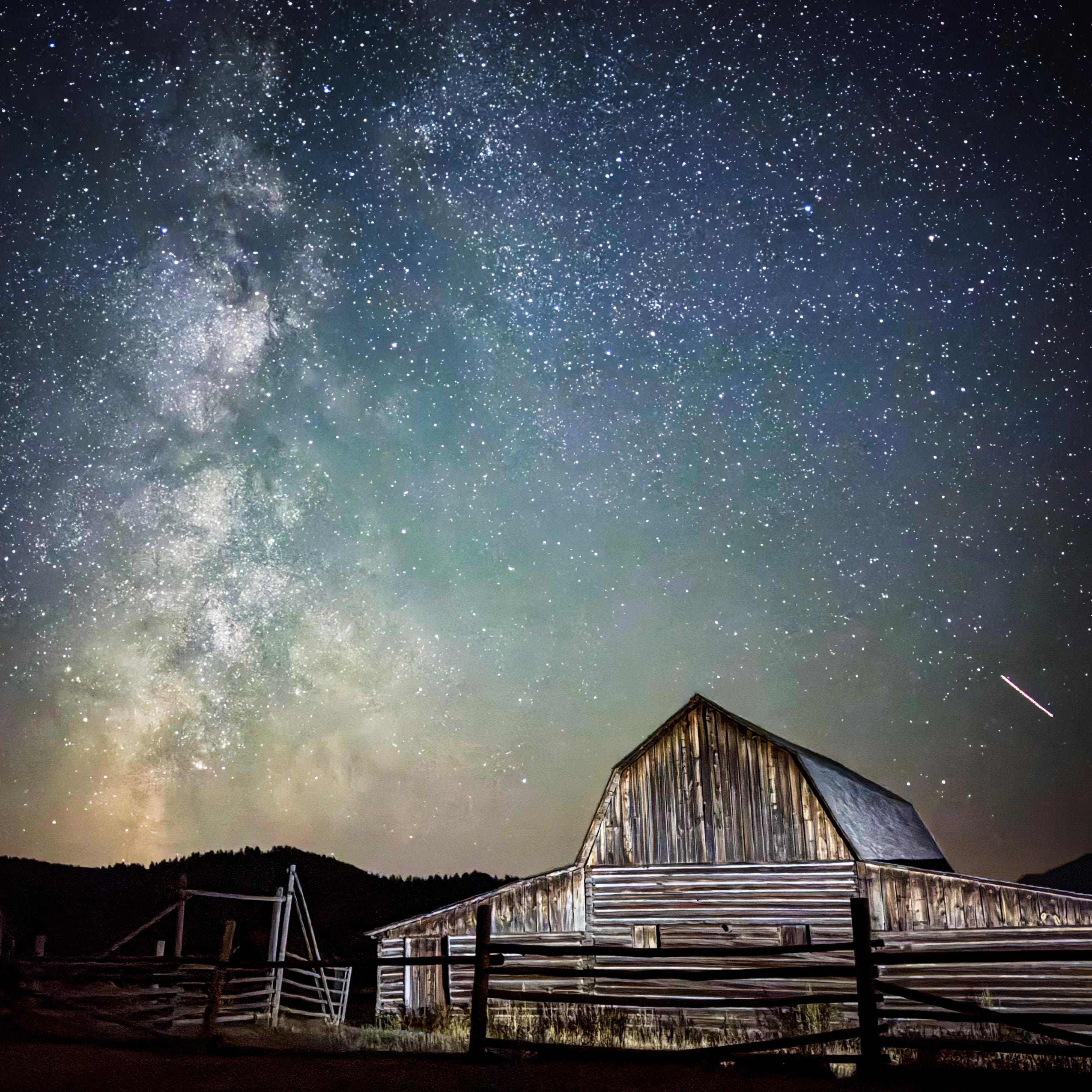 5 min drive to Mormon Row, taken with an iphone :) 