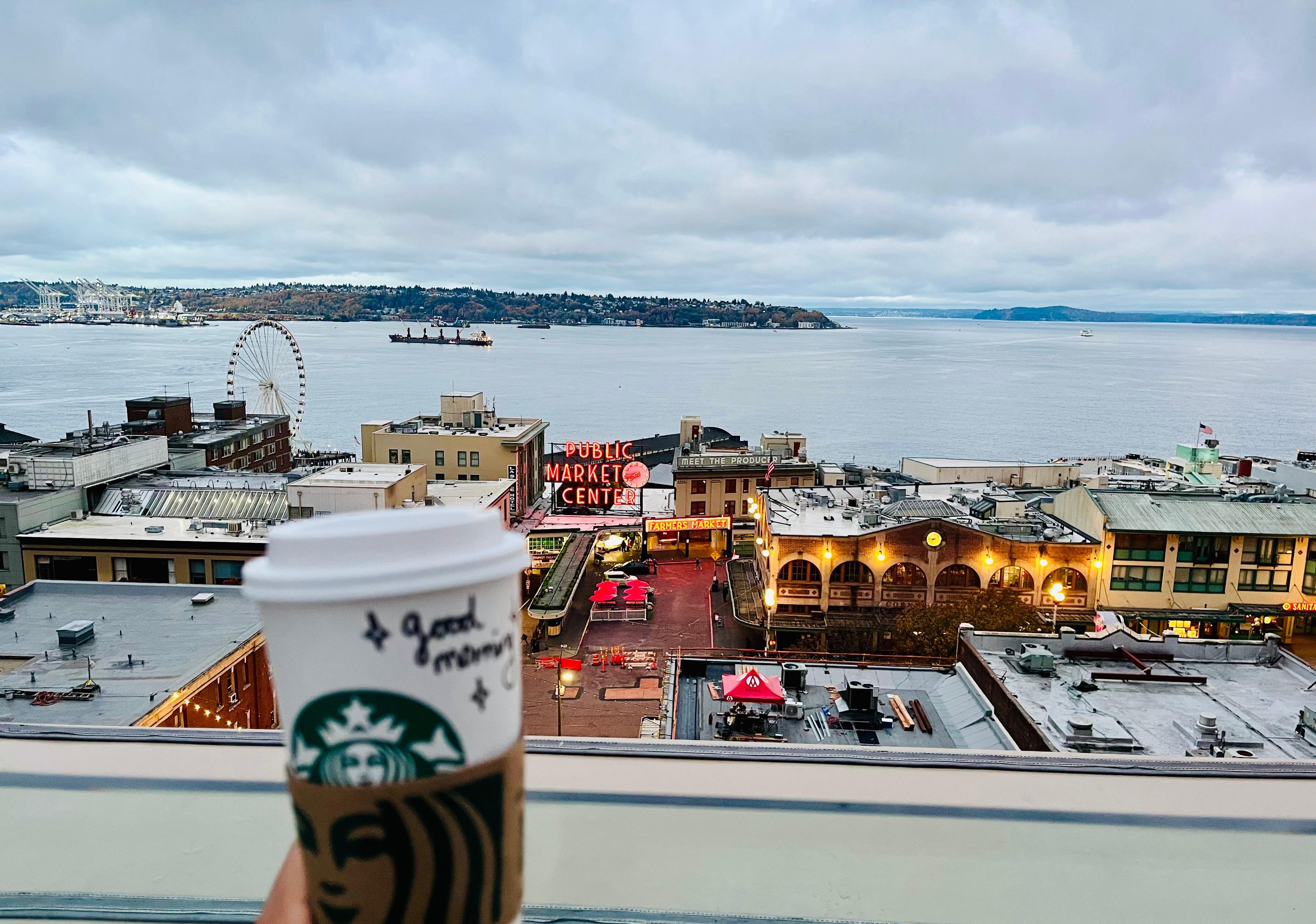 Good morning from roof top patio at The State Hotel 
