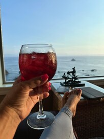 My spot to have a glass of wine before sunset.