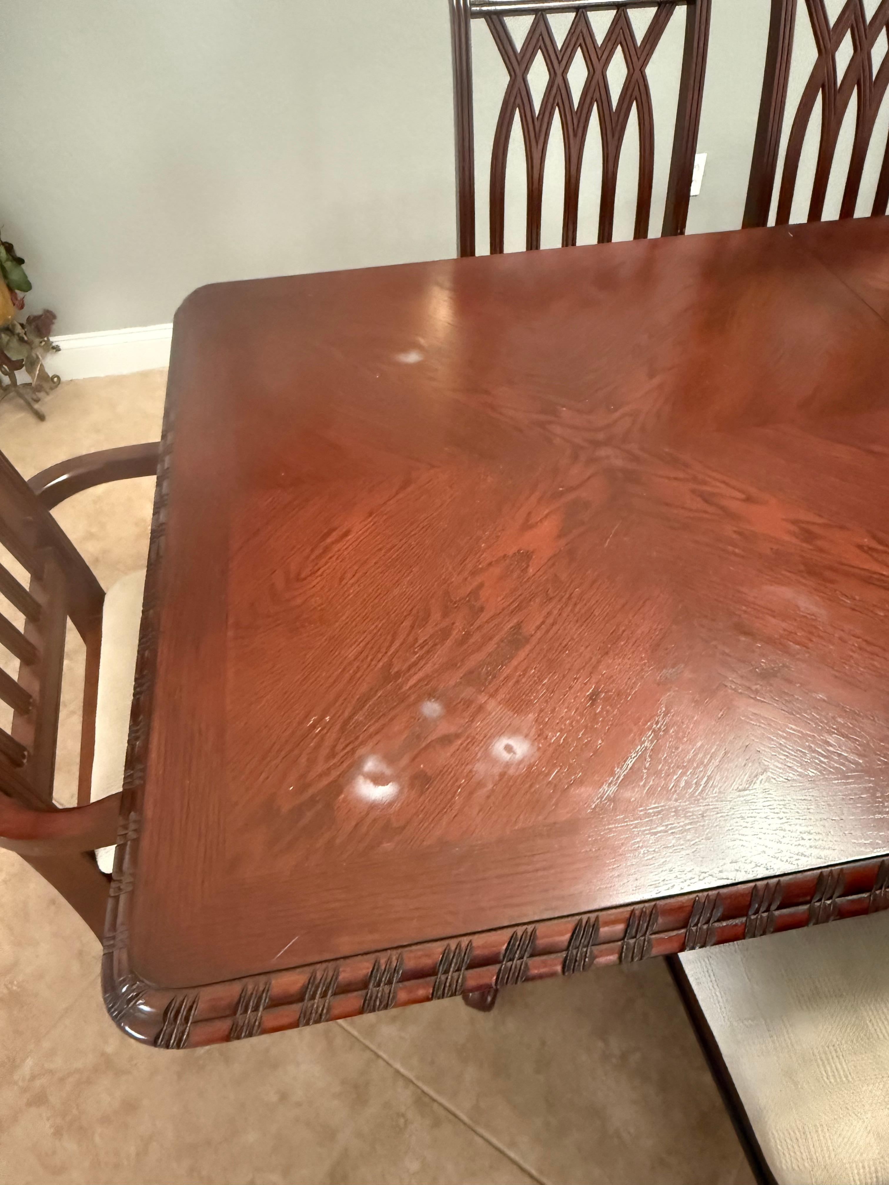 Stained table