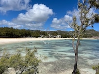 Hôtel Cotton bay resort vu de Pointe Cotton