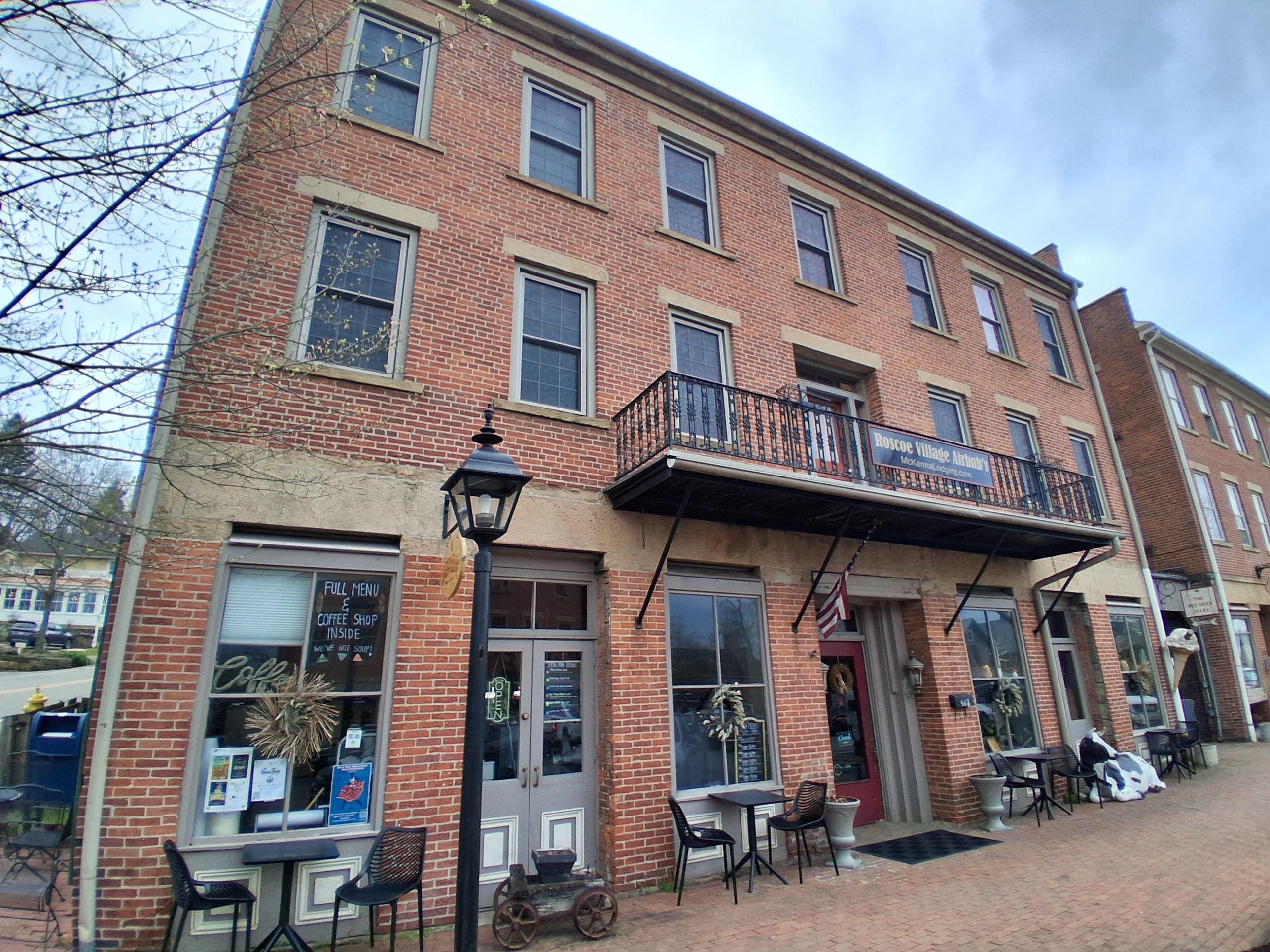 Our apartment was in this historic building 