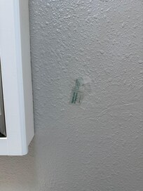 The plastic panty liner that was still on the way after they “cleaned”