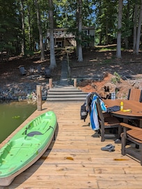 1 kayak provided plus inner tubes