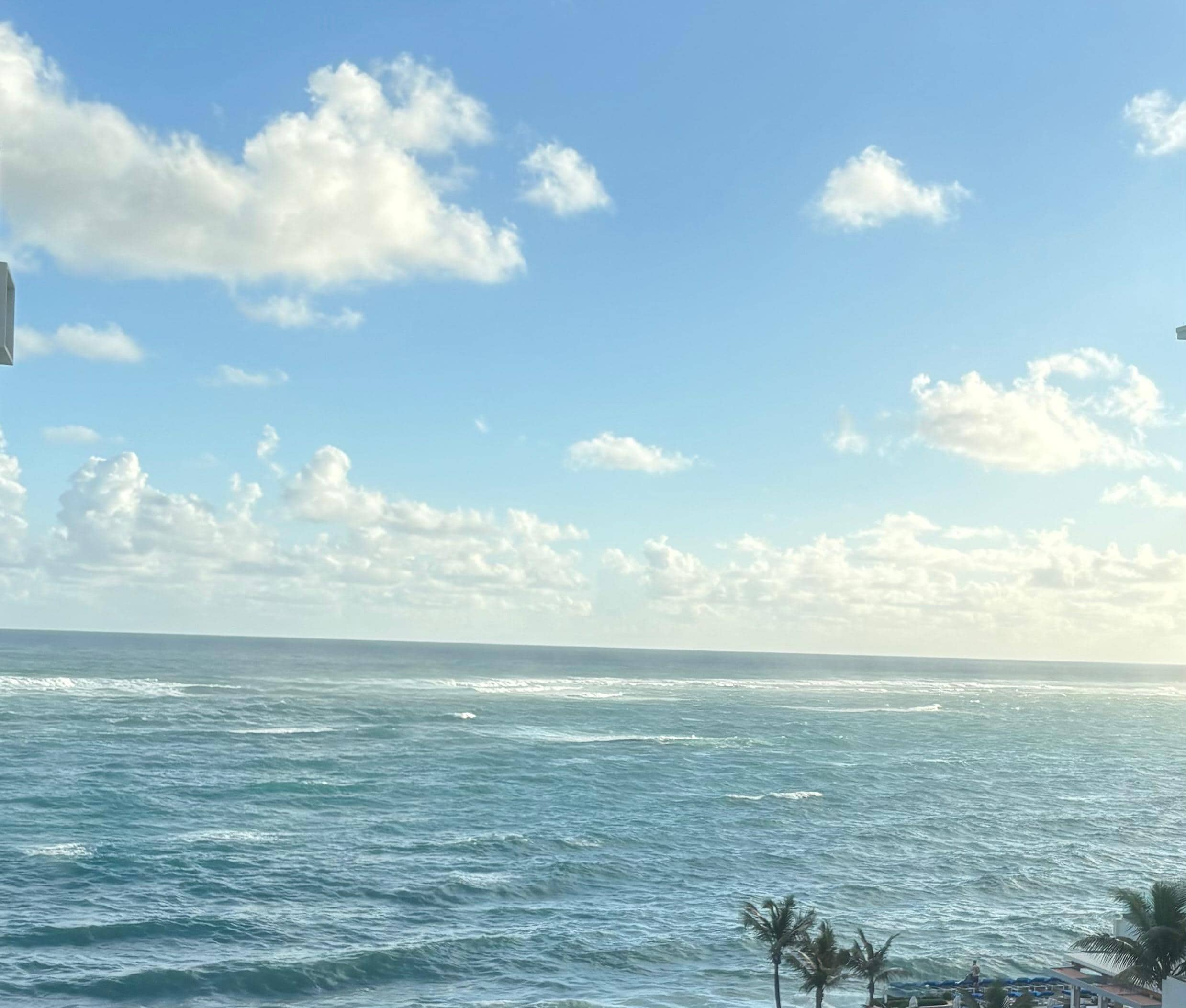 View is amazing from the balcony!