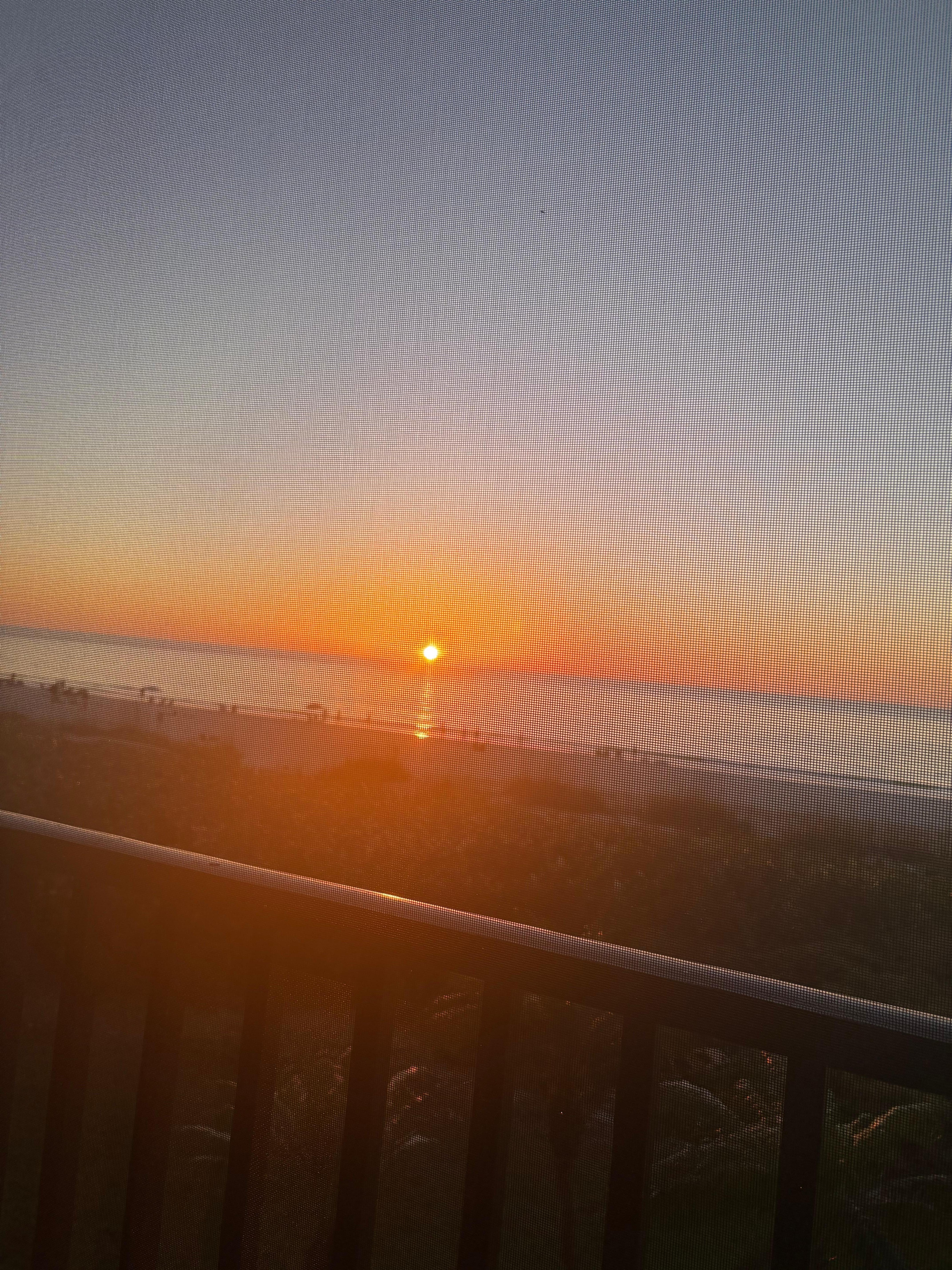 Sunset from balcony