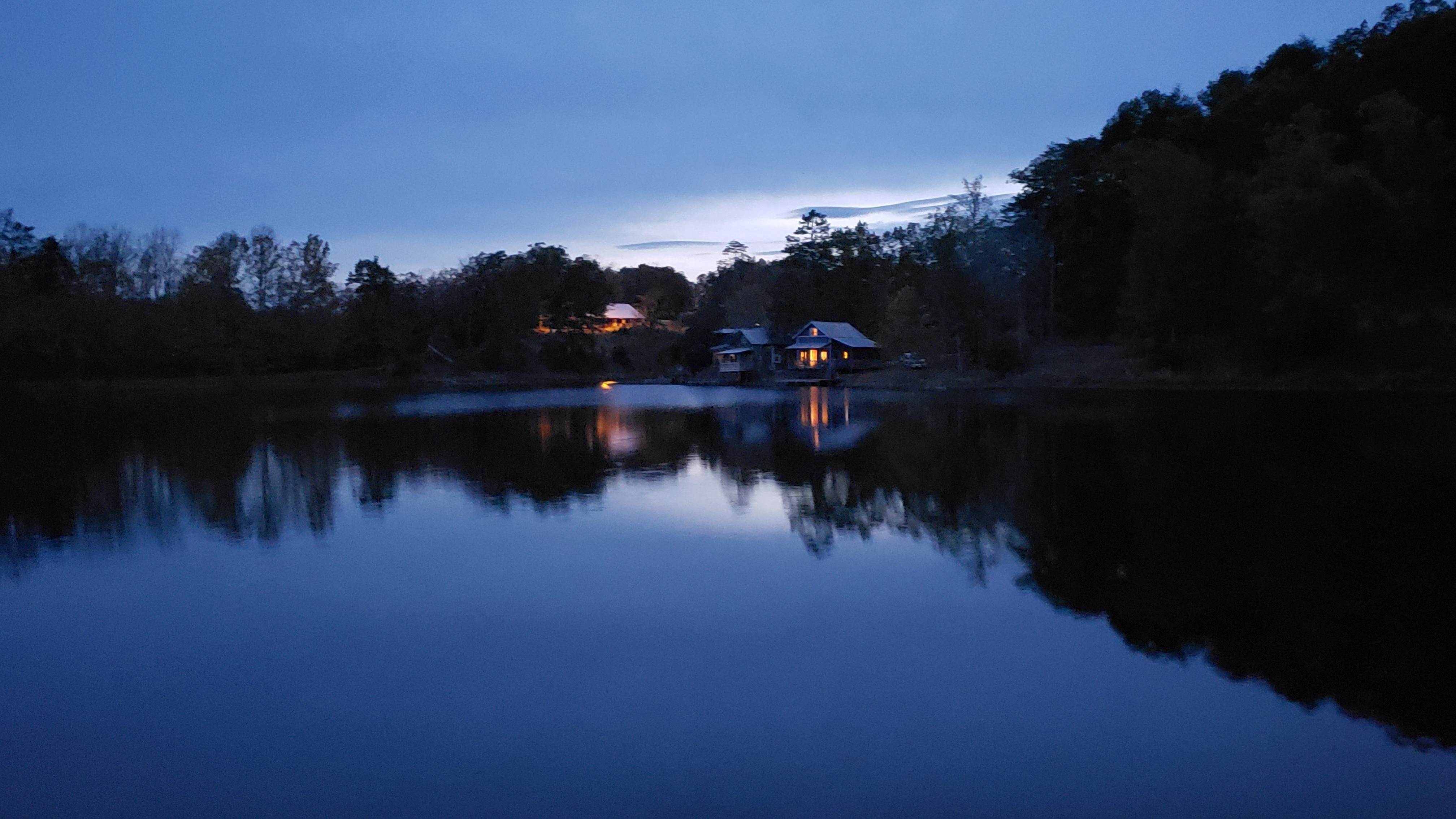 Evening on Johnson Lake 