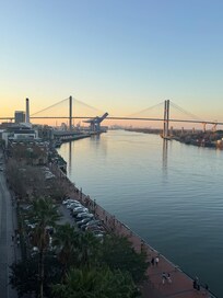 View from garden terrace