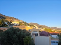 Montain on the left side