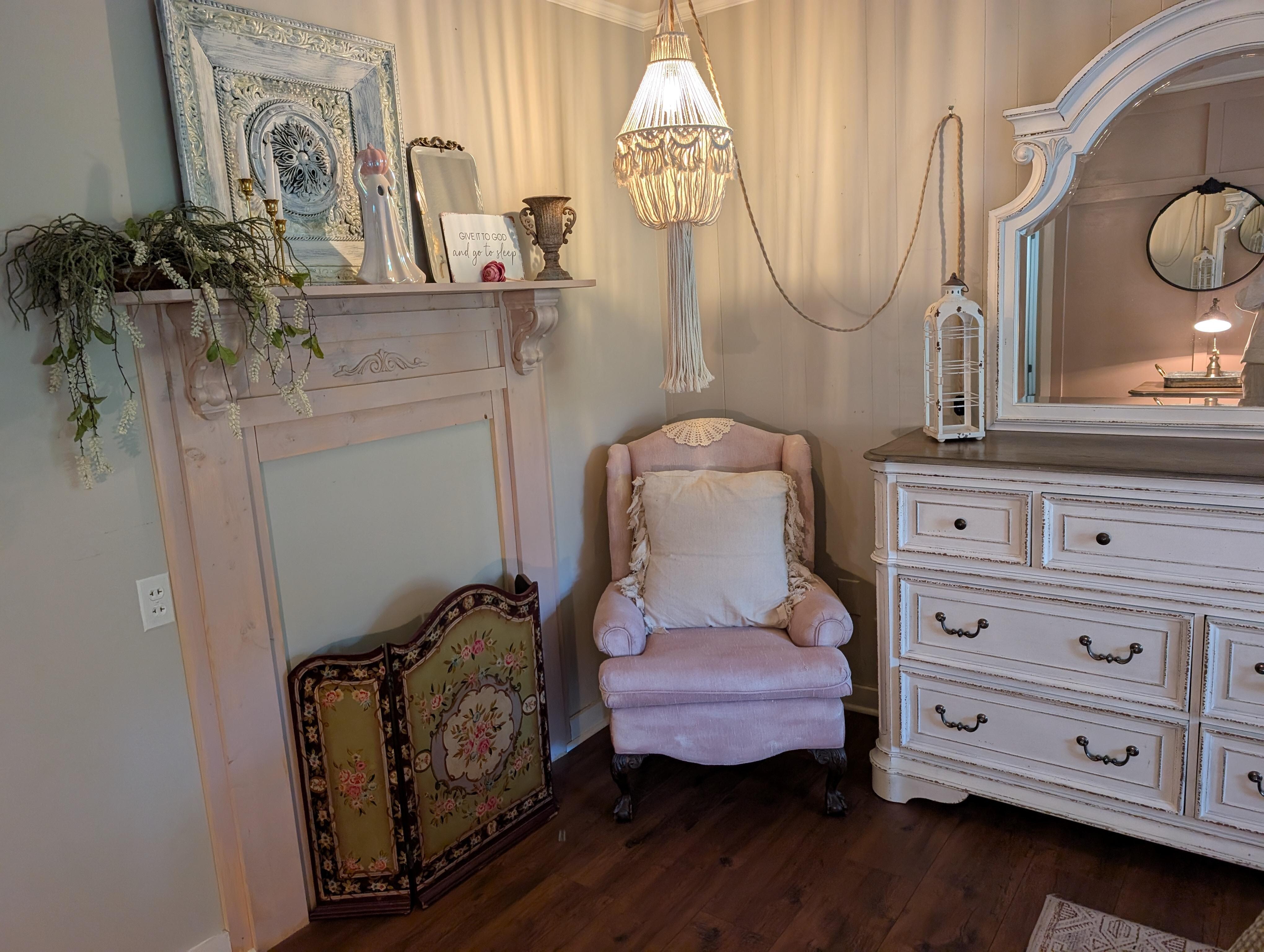 Cute corner of master bedroom.