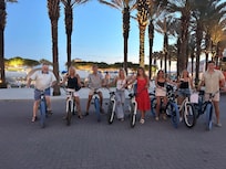 Three minute bike ride from house to seaside pavilion!