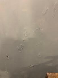 Boya ile kapatılan göstermelik küf