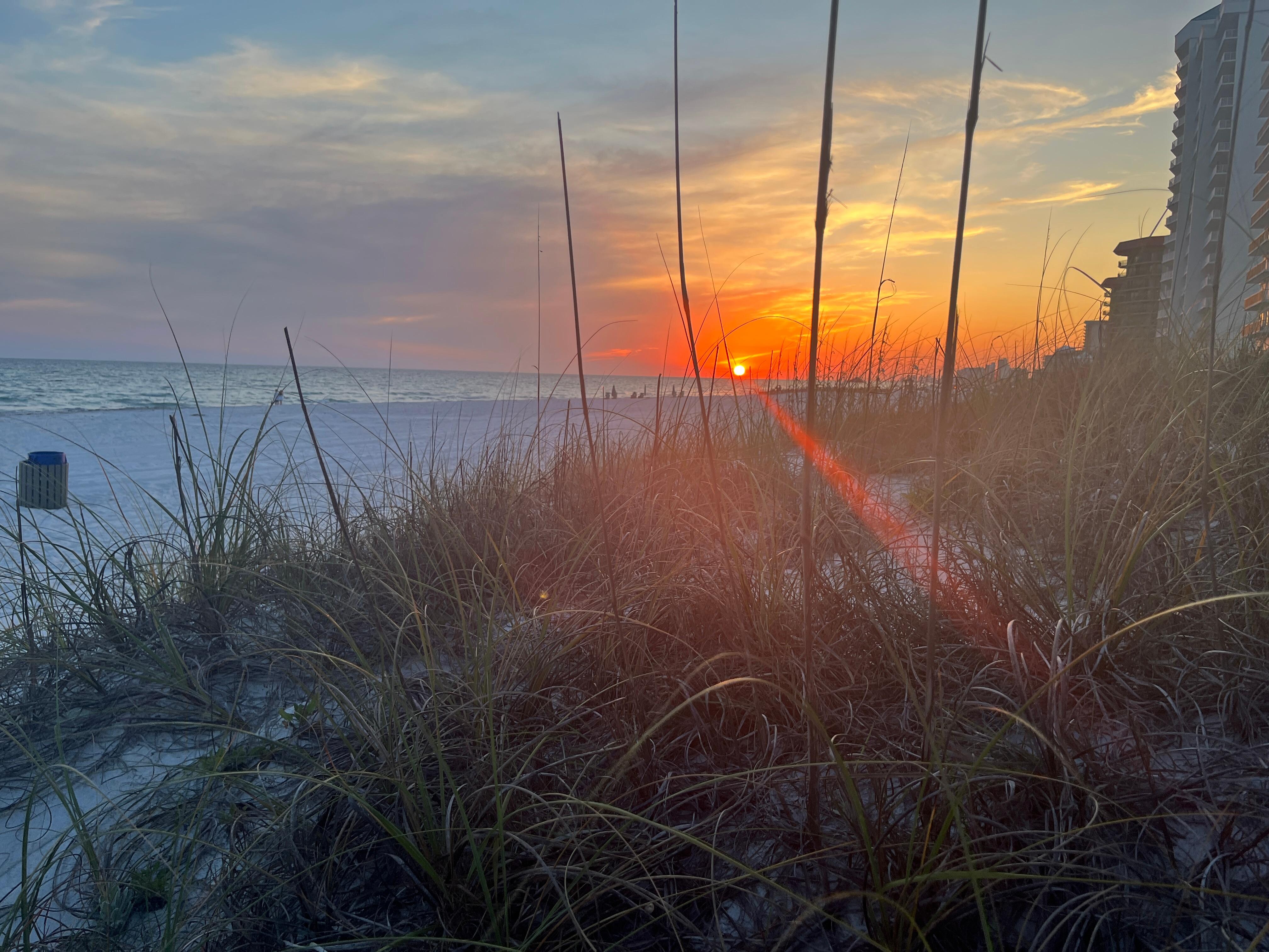 Beautiful sunsets. 