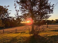 Sunset at Kintyre Cottage