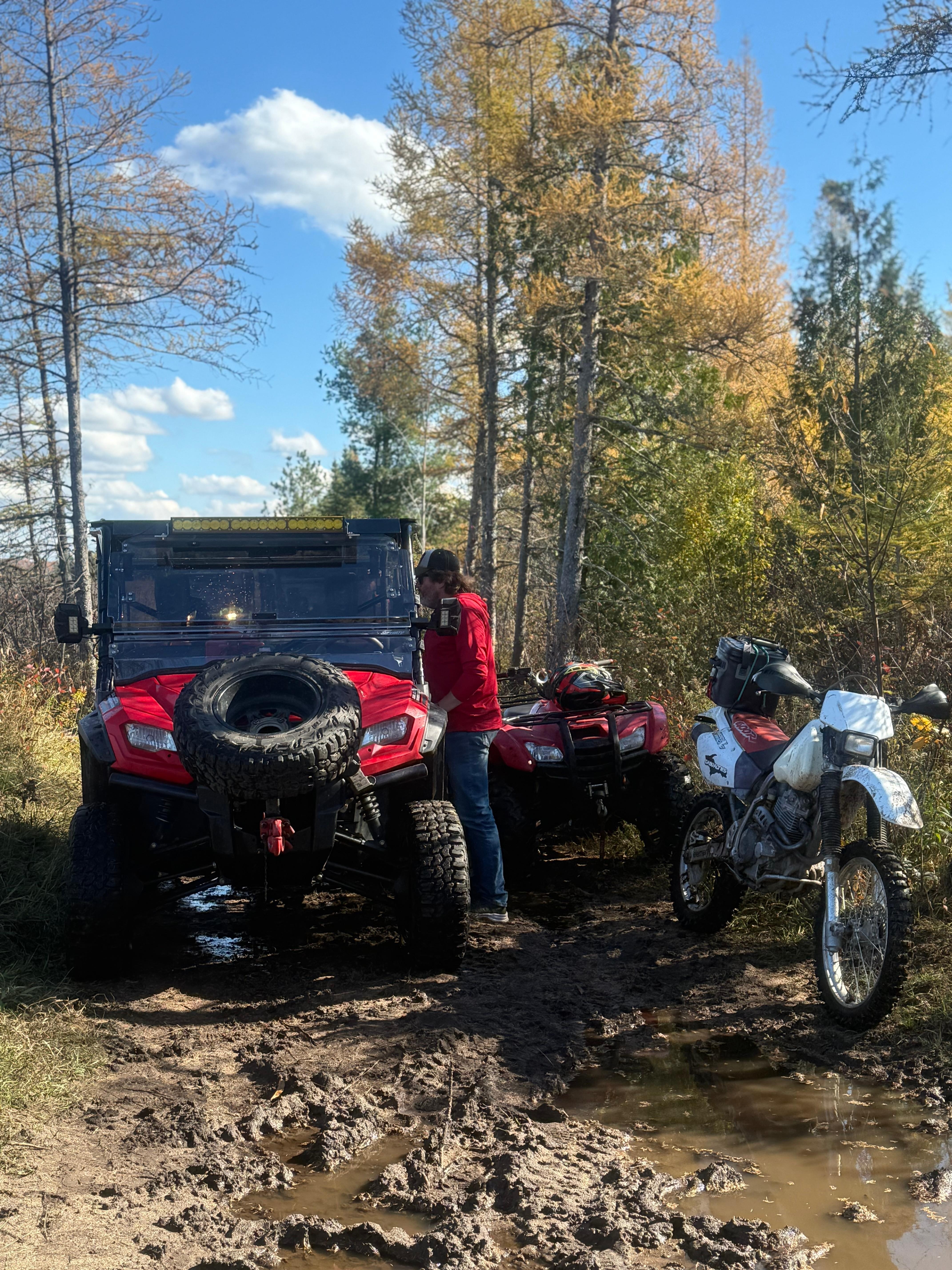 Lots of trails close by, some better then others as we found out the hard way... but that's part of the fun!