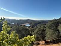 View from the main house to the lake