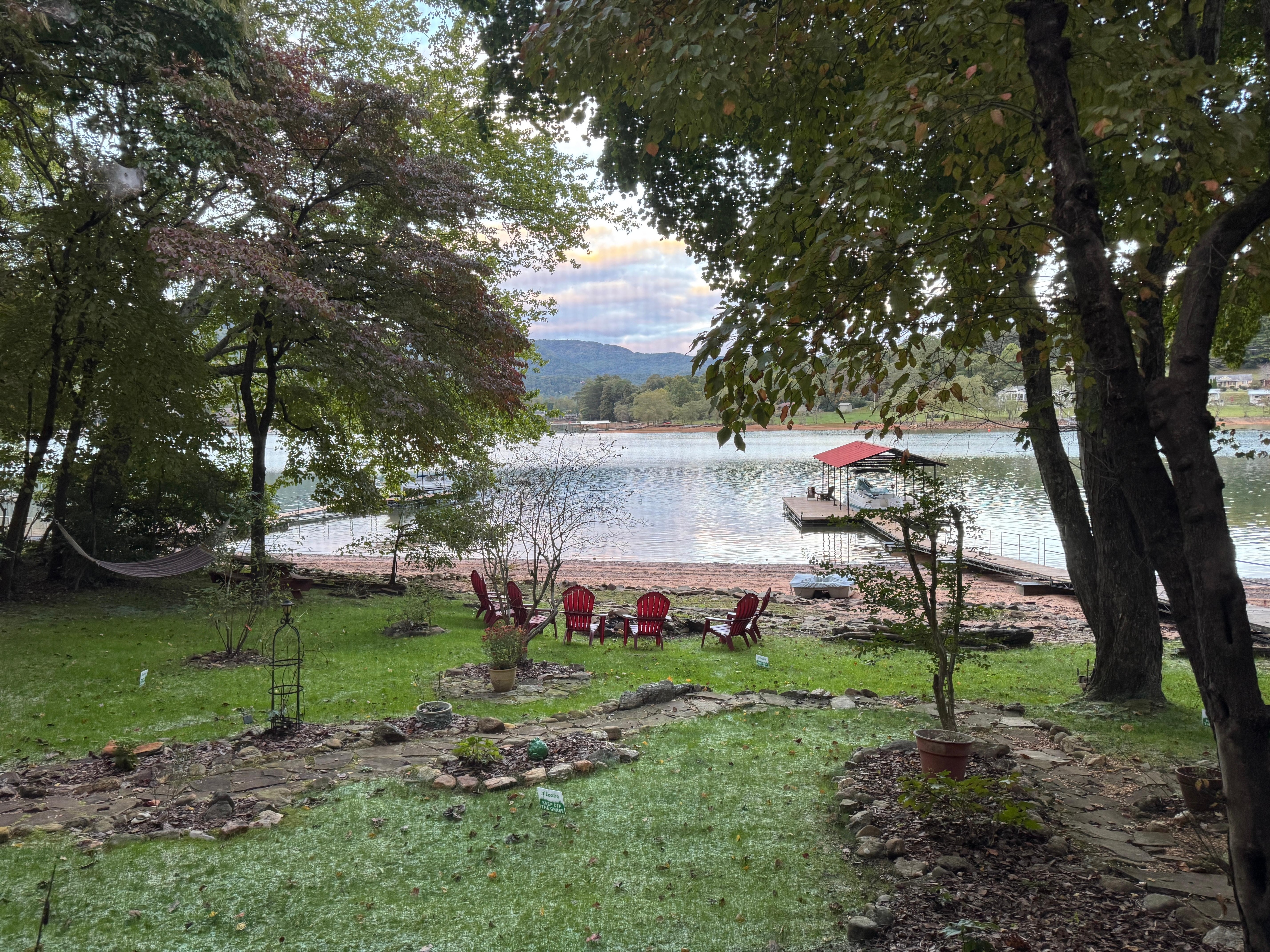 View from back porch