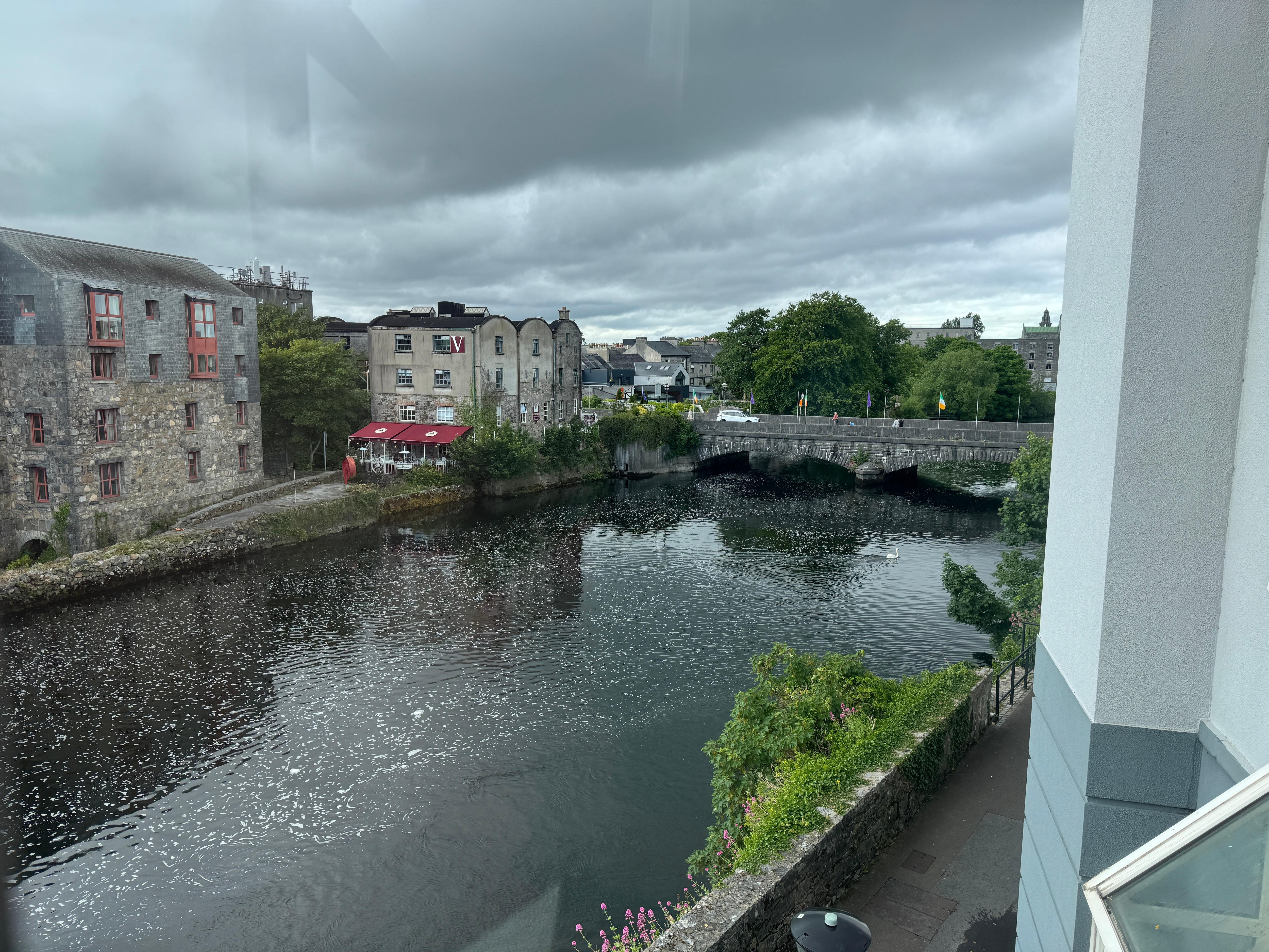View of the River Corrib from the room