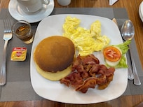 アメリカ系
パンケーキとベーコン